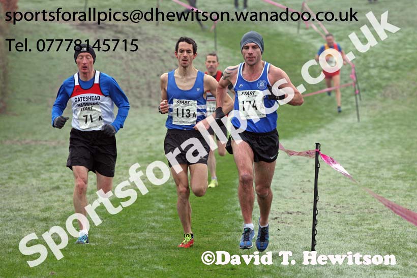 Veterans race, Durham Cathedral Cross Country Relays. Photo: David T. Hewitson/Sports for All Pics